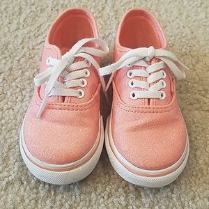 Toddler Girls 8.5 Sparkle Pink Vans